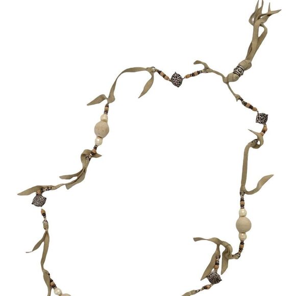 Boho Fashion Long Beaded Necklace - Picture 1 of 7